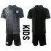 Cheap England Goalkeeper Home Football Kit Children World Cup 2022 Short Sleeve (+ pants)